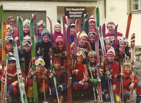 Anno dazumal - Start der Skihauptschule Bad Gastein