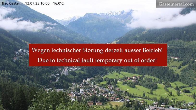 Bad Gastein - kamera na stoku