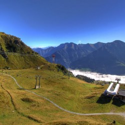 Blick von der Bergstation Kleine Scharte