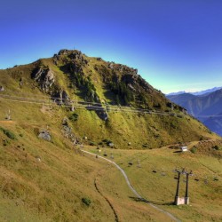 Blick von der Bergstation Kleine Scharte