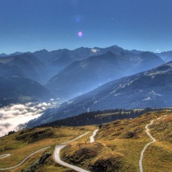 Blick von der Bergstation Kleine Scharte