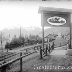 Haltestelle Bad Hofgastein 1927   (c) Österr. Nationalbibliothek