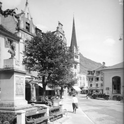 Ortszentrum Bad Hofgastein im Jahr 1927   (c) Österr. Nationalbibliothek