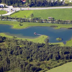 Gasteiner Badesee vom Gamskarkogel