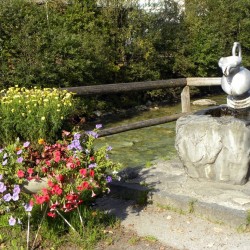 Thermalwasserbrunner in Kötschachdorf