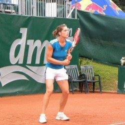 Andrea Petkovic (GER) beim Training in Gastein