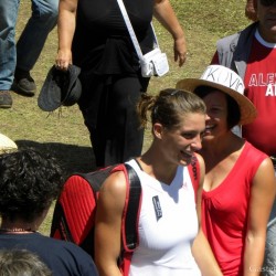 Andrea Petkovic wird gefeiert