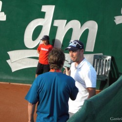 Hans Grugger beim Interview