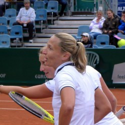 Finale:  Bacsinszky (SUI) / Garbin (ITA) vs. Hradecka (CZE) / Garrigues (ESP)