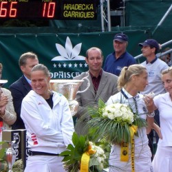 Finale:  Bacsinszky (SUI) / Garbin (ITA) vs. Hradecka (CZE) / Garrigues (ESP)