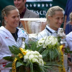 Finale:  Bacsinszky (SUI) / Garbin (ITA) vs. Hradecka (CZE) / Garrigues (ESP)