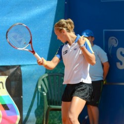 Viktorija Golubic (SUI) vs. Kiki Bertens (NED)  Foto: Gerhard Michel
