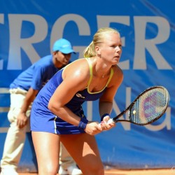 Viktorija Golubic (SUI) vs. Kiki Bertens (NED)  Foto: Gerhard Michel