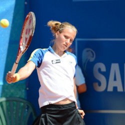 Viktorija Golubic (SUI) vs. Kiki Bertens (NED)  Foto: Gerhard Michel