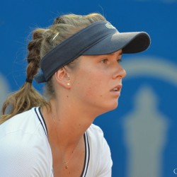 Begu (ROU) / Svitolina (UKR) vs. Hrdinova (CZE) / Peer (ISR)  Foto: Gerhard Michel