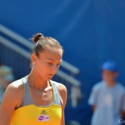 Jasmina Tinjic (BIH) vs. Yvonne Meusburger (AUT)   Foto: Gerhard Michel