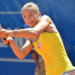 Jasmina Tinjic (BIH) vs. Yvonne Meusburger (AUT)   Foto: Gerhard Michel