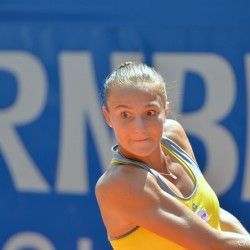 Jasmina Tinjic (BIH) vs. Yvonne Meusburger (AUT)   Foto: Gerhard Michel