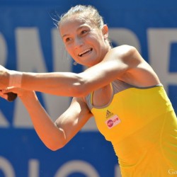 Jasmina Tinjic (BIH) vs. Yvonne Meusburger (AUT)   Foto: Gerhard Michel