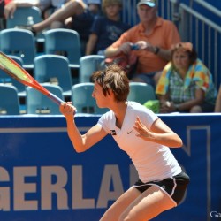 Jasmina Tinjic (BIH) vs. Yvonne Meusburger (AUT)   Foto: Gerhard Michel