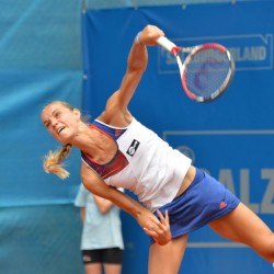 Arantxa Rus (NED) vs. Estrella Cabeza Candela (ESP)   Foto: Gerhard Michel