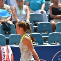 Mandy Minella (LUX) vs. Annika Beck (GER)   Foto: Gerhard Michel