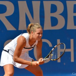 Karin Knapp (ITA) vs. Annika Beck (GER)  Foto: Gerhard Michel