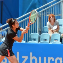 Arantxa Rus (NED) vs. Yvonne Meusburger (AUT)  Foto: Gerhard Michel