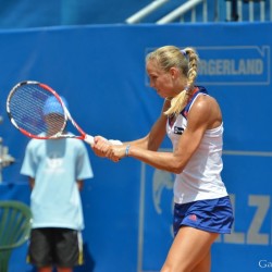 Arantxa Rus (NED) vs. Yvonne Meusburger (AUT)  Foto: Gerhard Michel