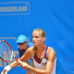 Arantxa Rus (NED) vs. Yvonne Meusburger (AUT)  Foto: Gerhard Michel