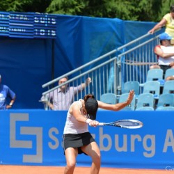 Sandra Klemenschits (AUT) / Andreja Klepac (SLO) vs. Kristina Barrois (GER) / Eleni Daniilidou (GRE)   Foto: Gerhard Michel