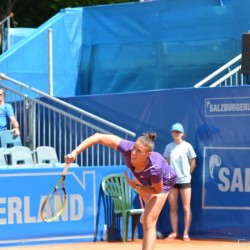 Sandra Klemenschits (AUT) / Andreja Klepac (SLO) vs. Kristina Barrois (GER) / Eleni Daniilidou (GRE)   Foto: Gerhard Michel