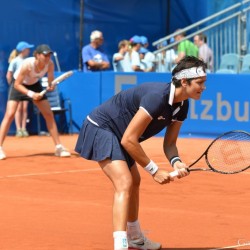 Sandra Klemenschits (AUT) / Andreja Klepac (SLO) vs. Kristina Barrois (GER) / Eleni Daniilidou (GRE)   Foto: Gerhard Michel