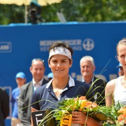 Sandra Klemenschits (AUT) / Andreja Klepac (SLO) vs. Kristina Barrois (GER) / Eleni Daniilidou (GRE)   Foto: Gerhard Michel