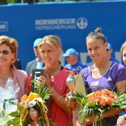 Sandra Klemenschits (AUT) / Andreja Klepac (SLO) vs. Kristina Barrois (GER) / Eleni Daniilidou (GRE)   Foto: Gerhard Michel