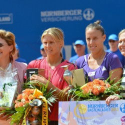 Sandra Klemenschits (AUT) / Andreja Klepac (SLO) vs. Kristina Barrois (GER) / Eleni Daniilidou (GRE)   Foto: Gerhard Michel