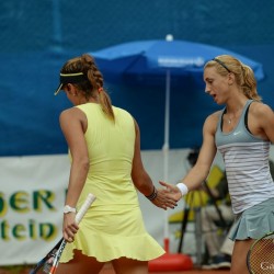 Julia GOERGES (GER) / Petra MARTIC (CRO) vs. Florencia MOLINERO (ARG) / Valeriya SOLOVYEVA (RUS)