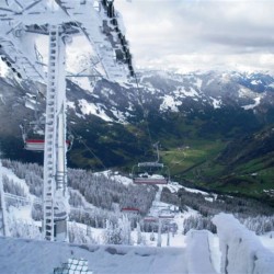 Blick von der Bergstation des GipfelXpress Fulseck Dorfgastein