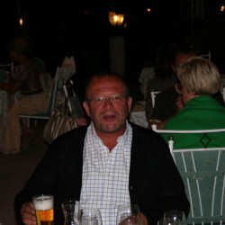 Norbert nach einer anstrengenden und schweisstreibenden Golfwoche