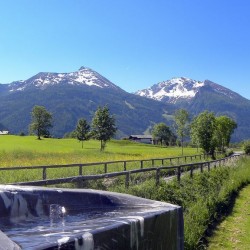 Golfplatz Gastein Blickrichtung Loch 5