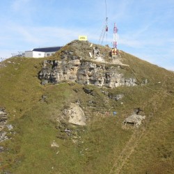 Blick in Richtung nördliches Ende Hängebrücke