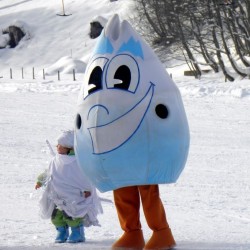 Schneeflocke mit Gasti