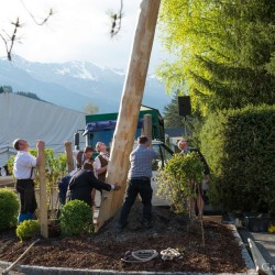 Maibaum Aufstellen in Badbruck