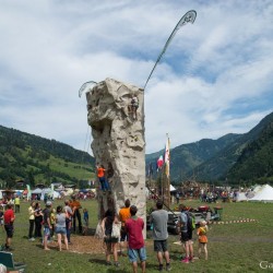 Kletterturm der Bergrettung