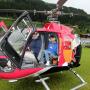 Rundflug mit BO105 von Red Bull
