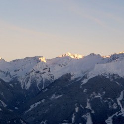 Alpenglühen - Blick von der Haitzingalm