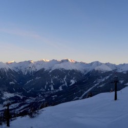 Alpenglühen - Blick von der Haitzingalm