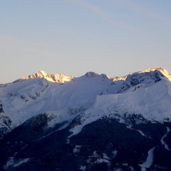 Alpenglühen - Blick von der Haitzingalm