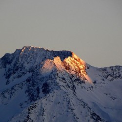 Alpenglühen - Blick von der Haitzingalm