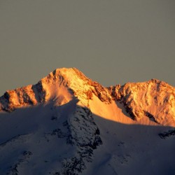 Alpenglühen - Blick von der Haitzingalm